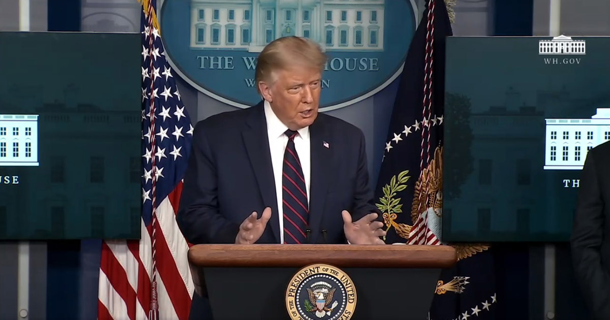 Presidente Trump diagnosticado com insuficiência venosa crônica