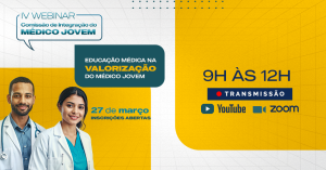 Conselho Federal de Medicina promove IV Webinar sobre educação médica