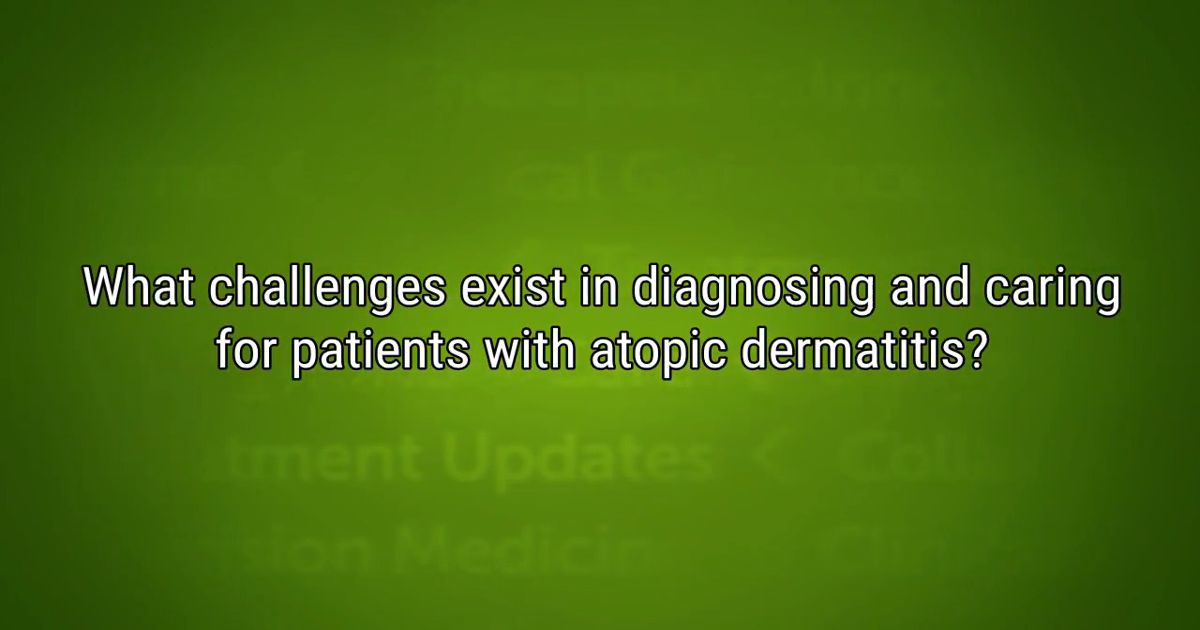 Desafios no diagnóstico diferencial e no tratamento da dermatite atópica