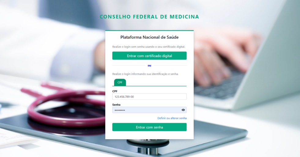 CFM e STF apresentam Plataforma Nacional de Saúde a médicos durante fase de testes com foco inicial no CEAF
