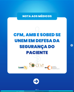 CFM, AMB e SOBED avaliam impacto de resolução sobre sedação ambulatorial para assegurar segurança do paciente